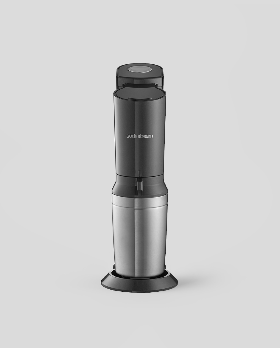 SodaStream Crystal Megapack Black + 2 karaffen en 60L CO2 cilinder