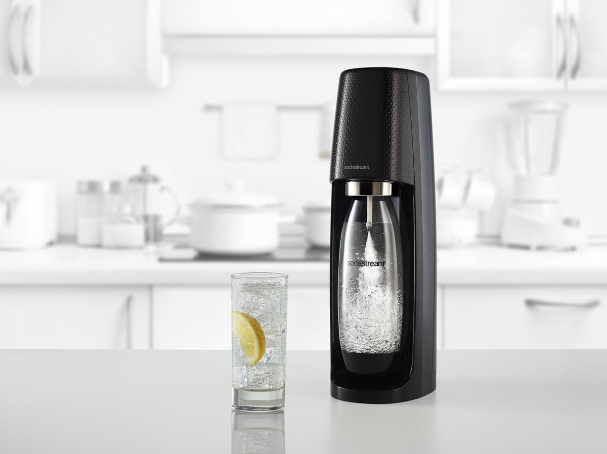 Sodastream Spirit Black toestel incl. 60L CO2 cilinder