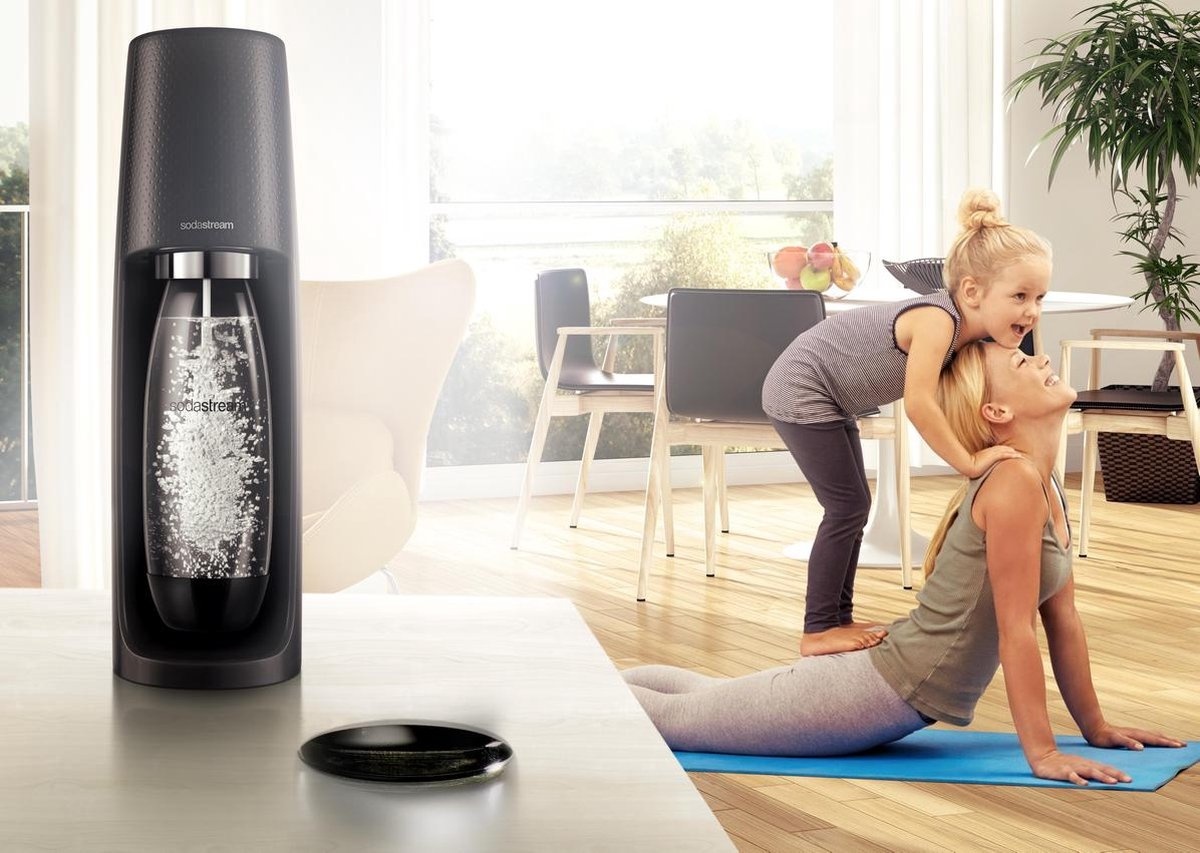Sodastream Spirit Black toestel incl. 60L CO2 cilinder