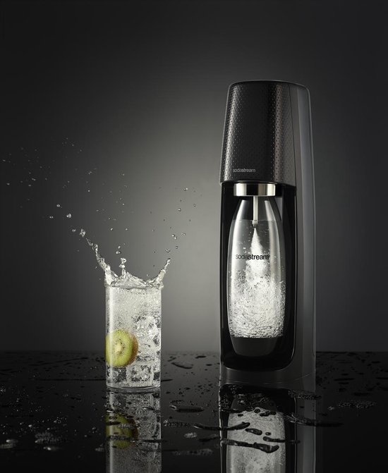 Sodastream Spirit Black toestel incl. 60L CO2 cilinder