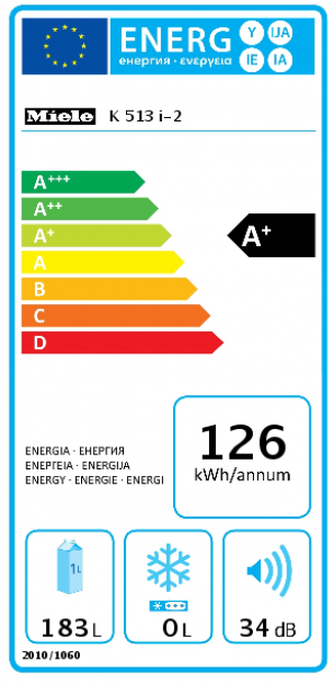 Miele K513 i-2 Inbouw koelkast 102 cm zonder vriesvak