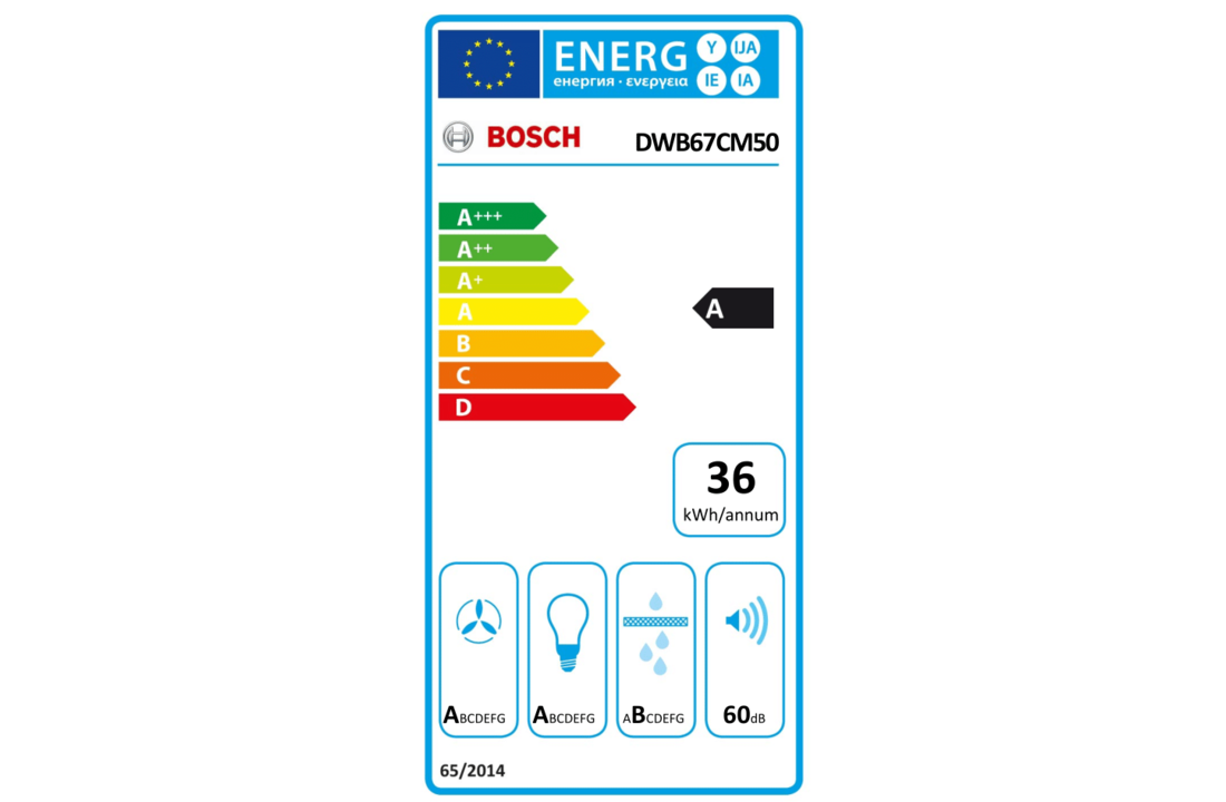 Bosch DWB67CM50 - Wandschouw afzuigkap