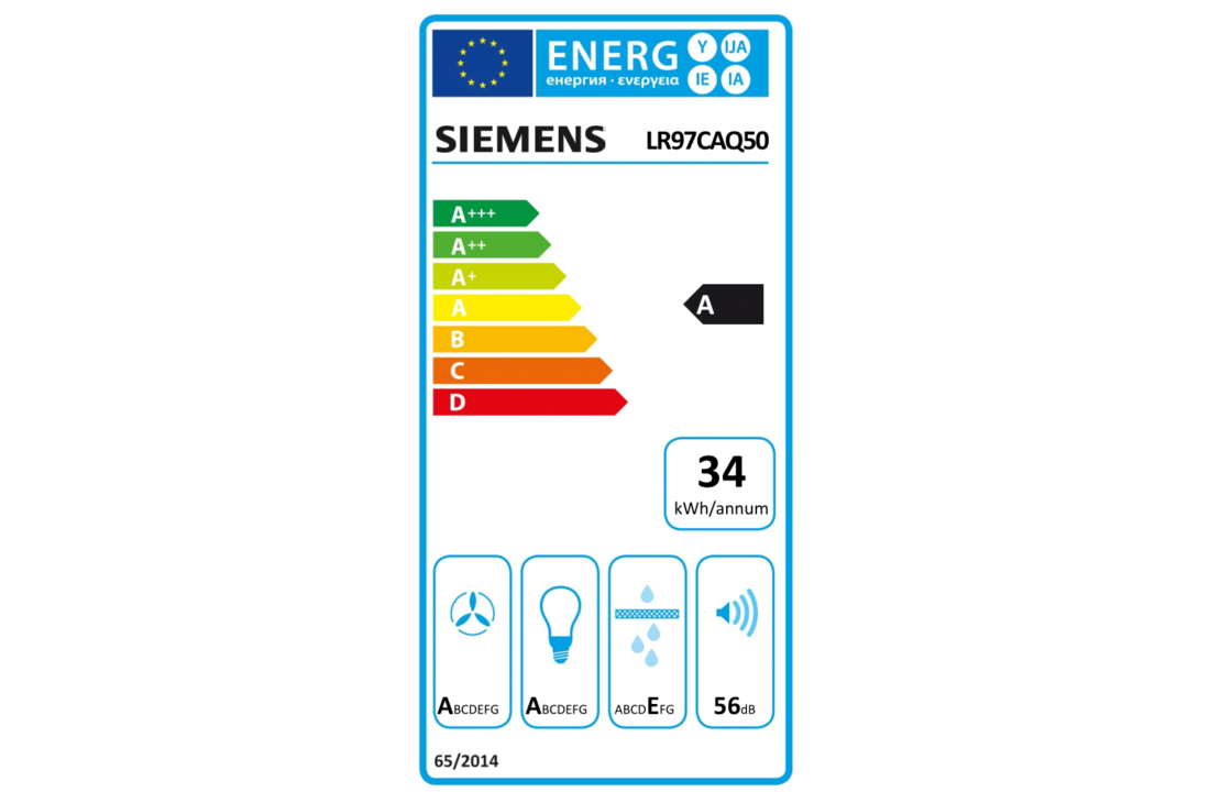 Siemens LR97CAQ50 Afzuigkap