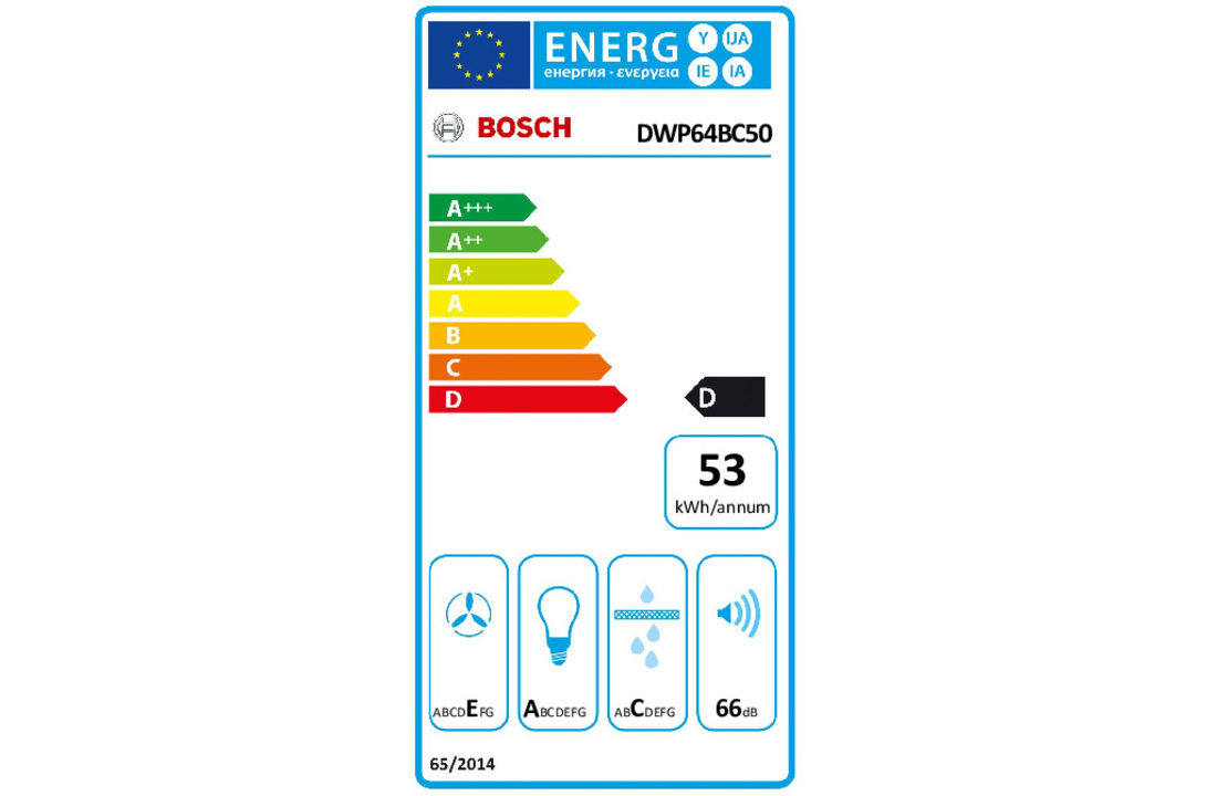 Bosch DWP64BC50 - Wandschouw afzuigkap