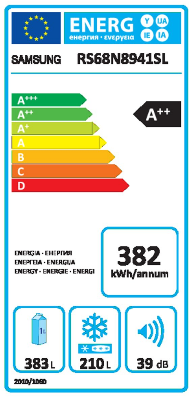 Samsung RS68N8941SL Family Hub Amerikaanse koelkast