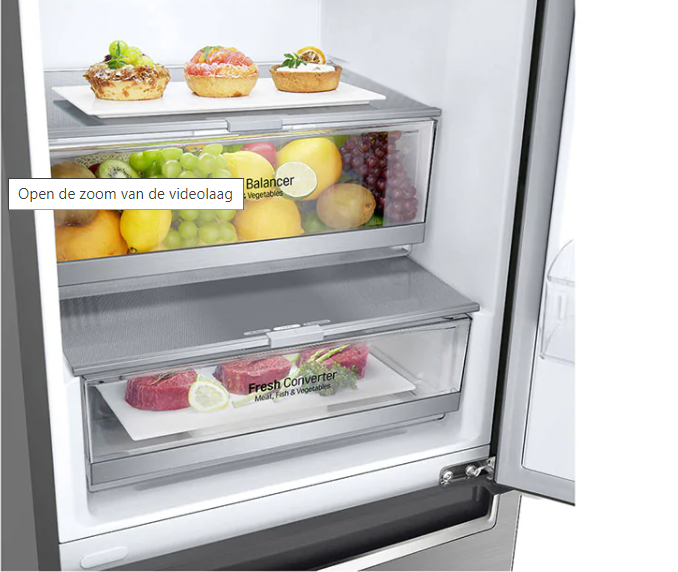 LG GBB72PZEXN Koelvriescombinatie