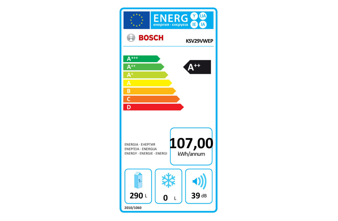 Bosch KSV29VWEP Koelkast