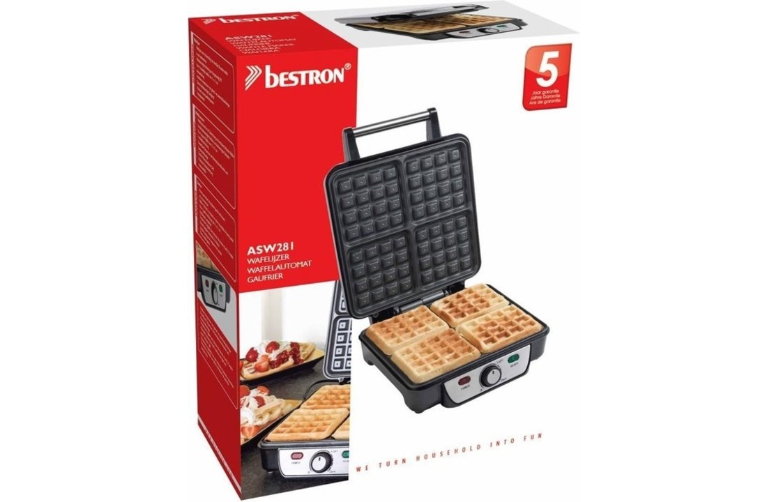 Bestron wafelijzer ASW281