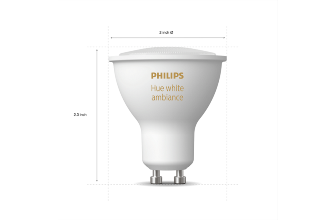 Philips Hue White Ambiance GU10 Duo Pack (Bluetooth)