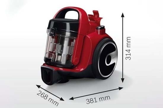 Bosch Serie | 2 BGC05A322 Stofzuiger zonder zak Rood