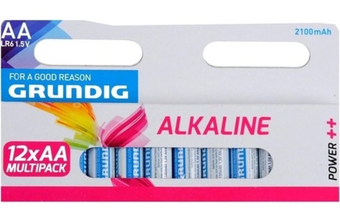 Grundig Alkaline Batterij AA 12pack