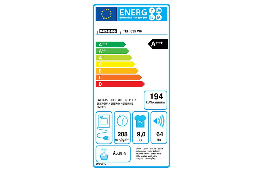 Miele TEE735WP Warmtepompdroger