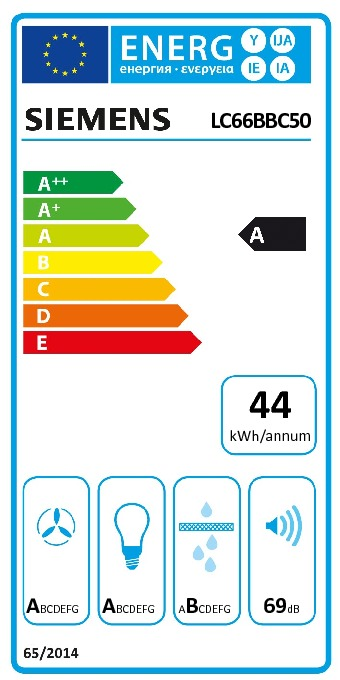 Siemens LC66BBC50 - Wandschouw afzuigkap