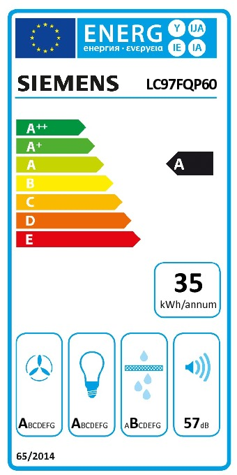 Siemens LC97FQP60 - Wandschouw afzuigkap
