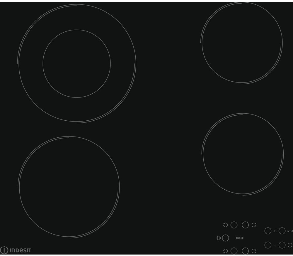 Indesit RI260C Inbouw Keramische Kookplaat 60 cm
