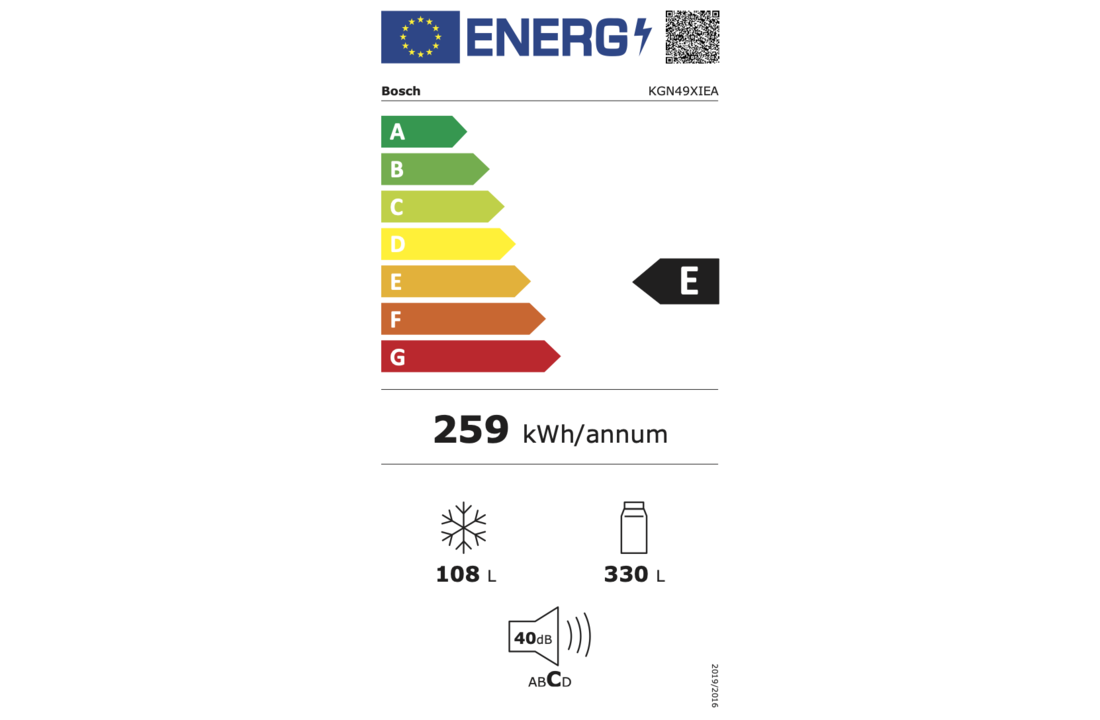 BOSCH KGN49XIEA Koelvriescombinatie RVS