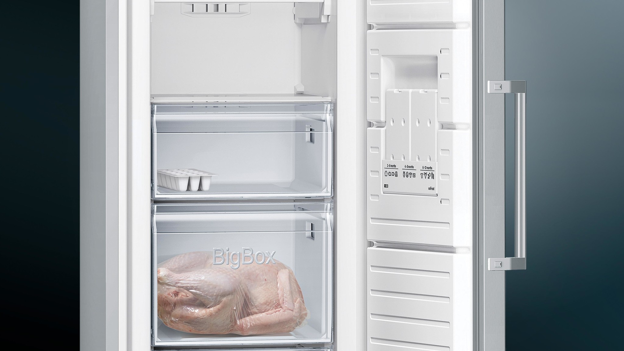 Siemens GS36NVIEP Vrijstaande vriezer