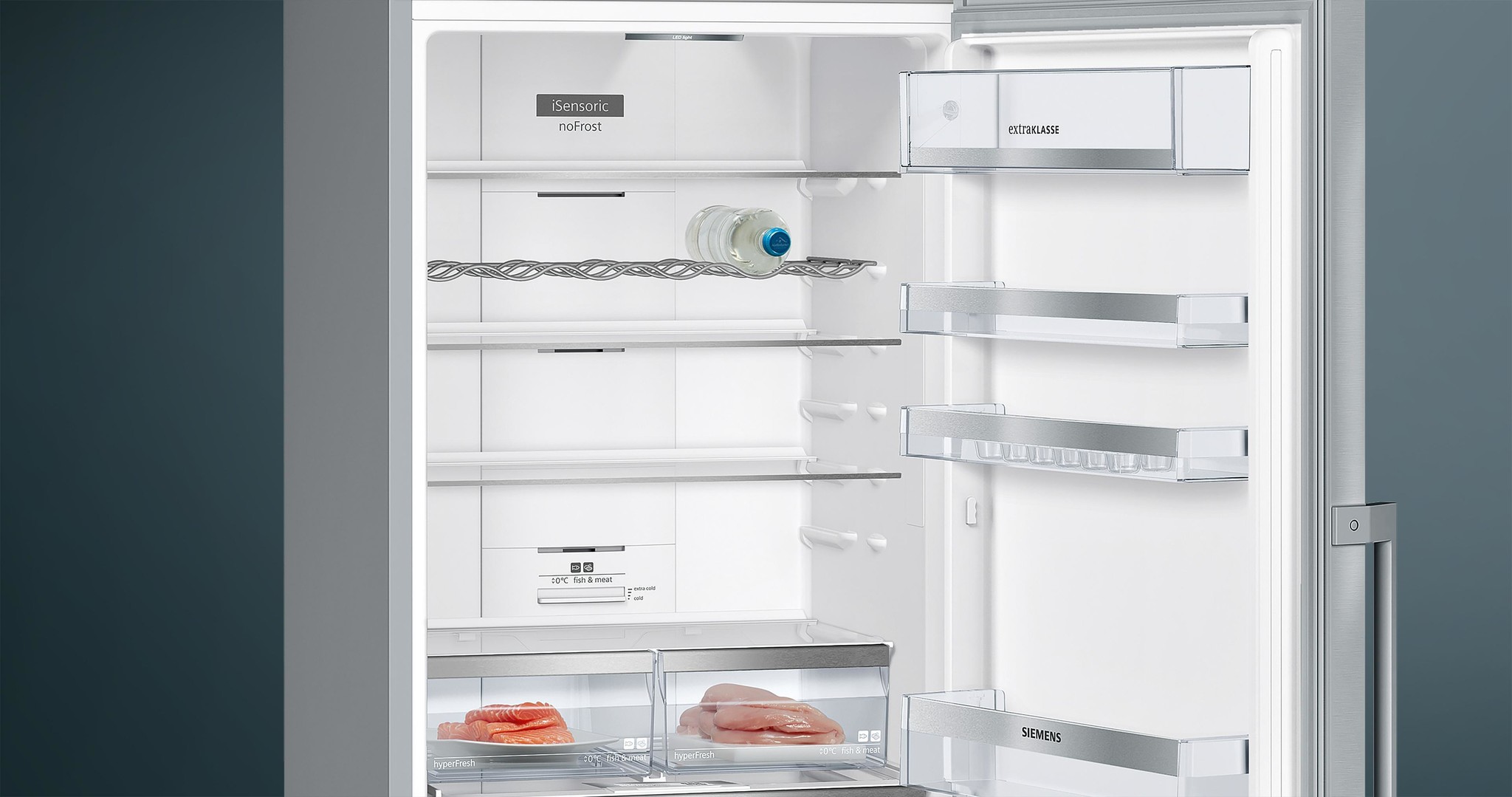 Siemens KG49NEIDP XXL Vrijstaande Koel- vriescombinatie