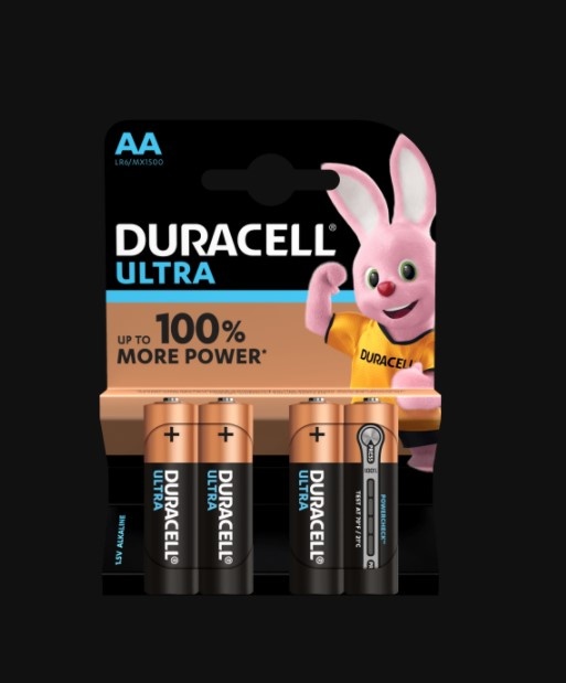 Duracell Ultra Power AA Alkaline Batterijen