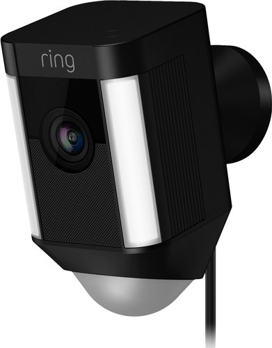 Ring Spotlight Cam Wired Zwart
