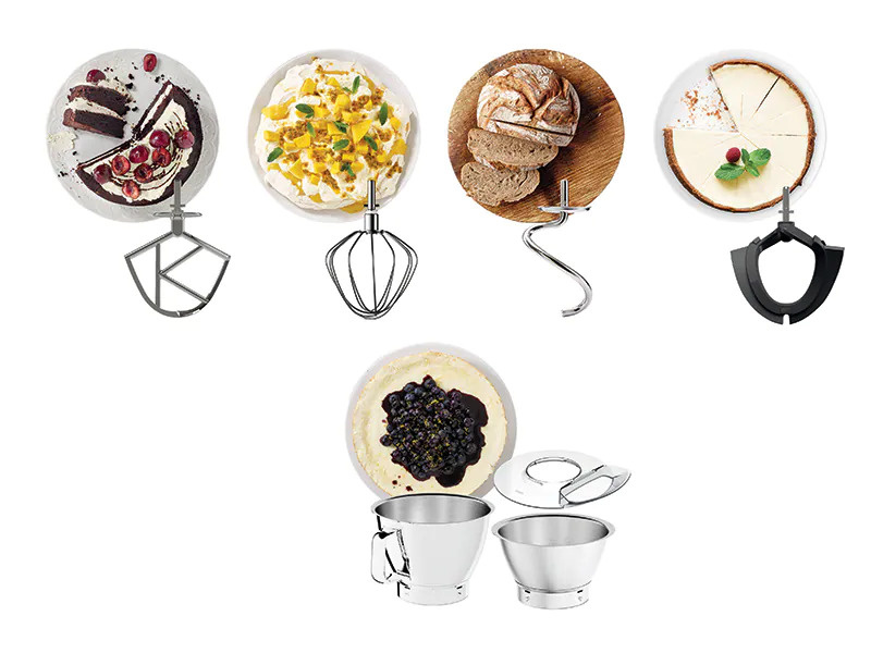 Kenwood KVC85.004SI Titanium Chef Baker Keukenmachine