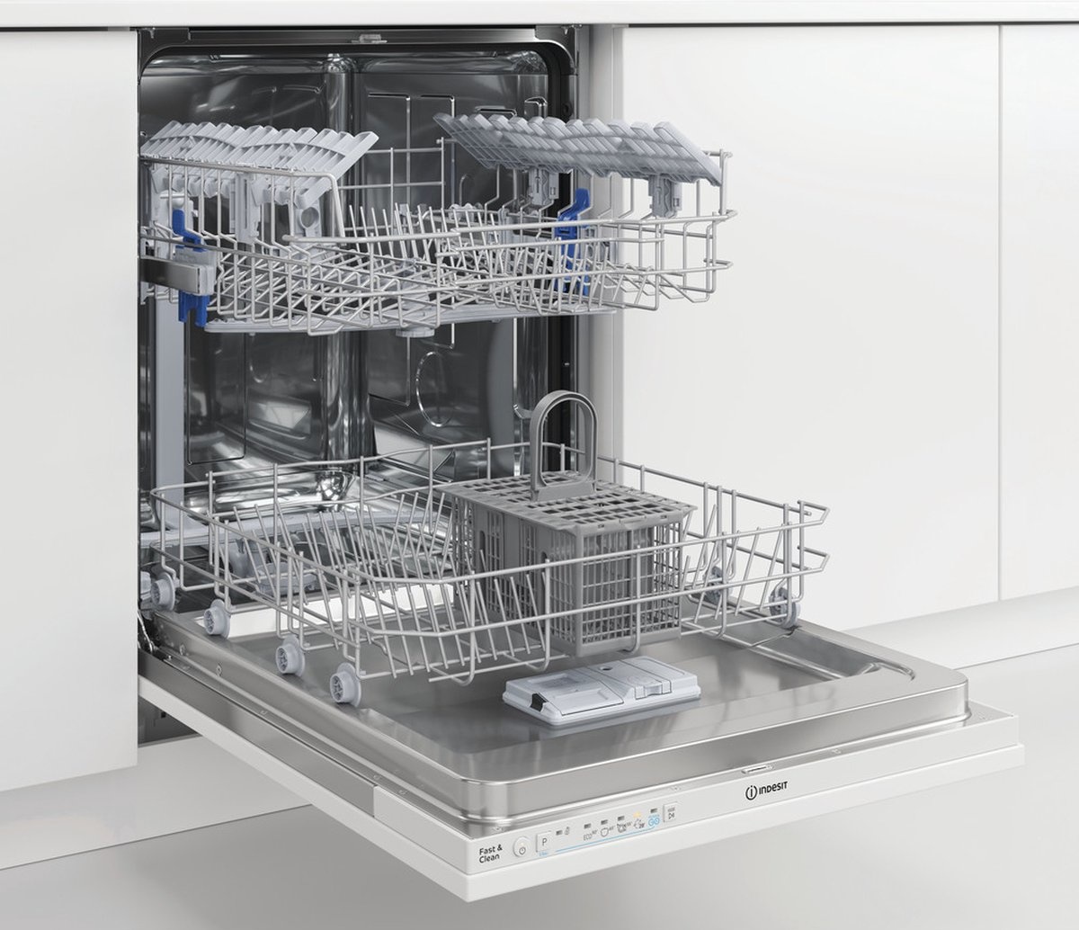 Indesit DIE2B19 Volledig Integreerbare Vaatwasser