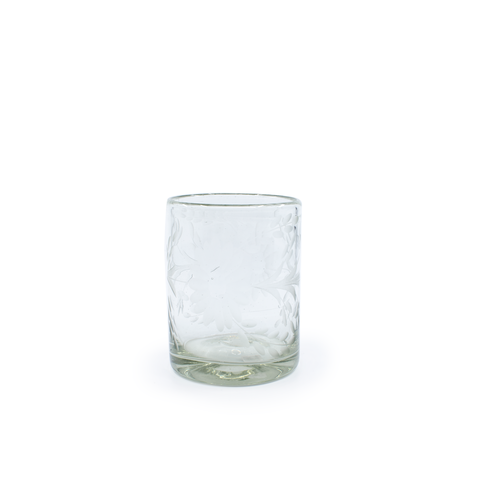 Tumbler Glass Flores - Clear Crystal 