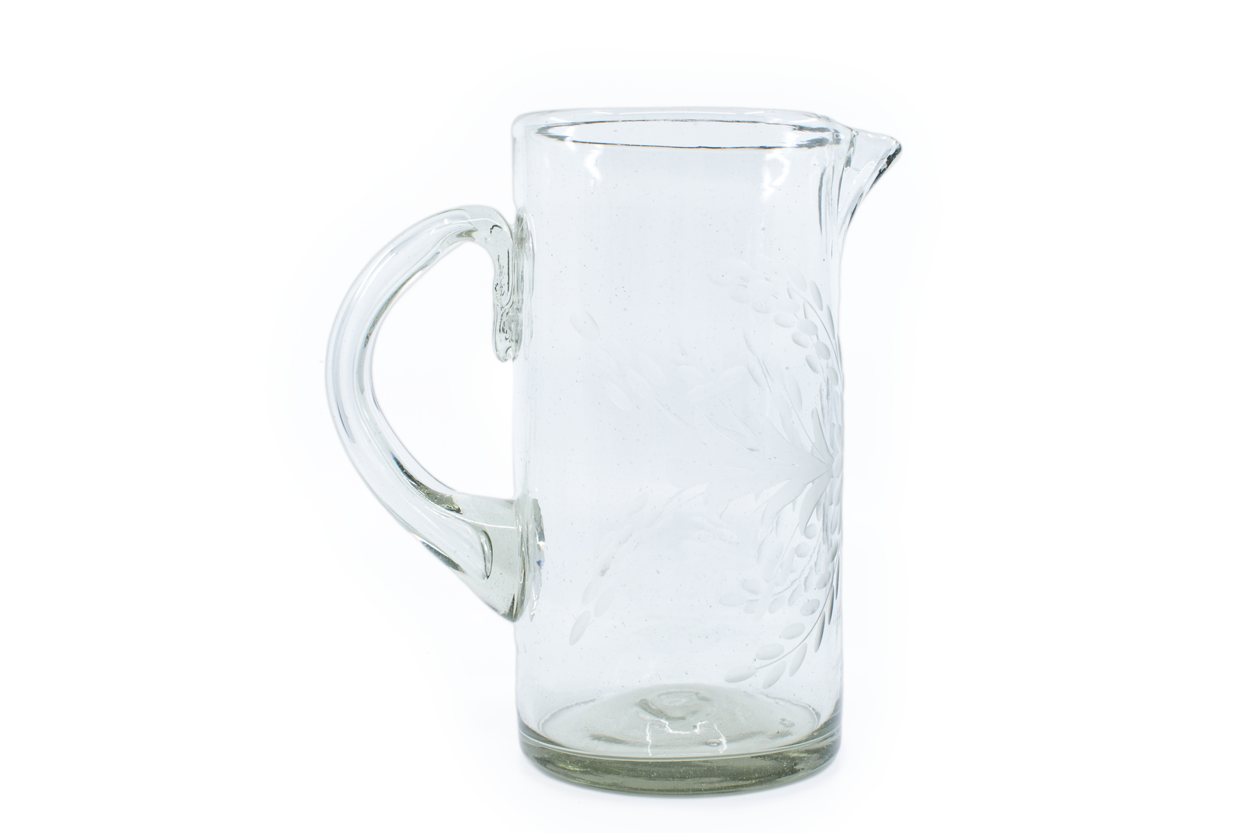 Pitcher Hielo Clear Crystal - COBALTO - Authentic Mexican Living