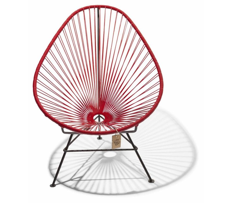 Acapulco Lounge Chair Black/Red