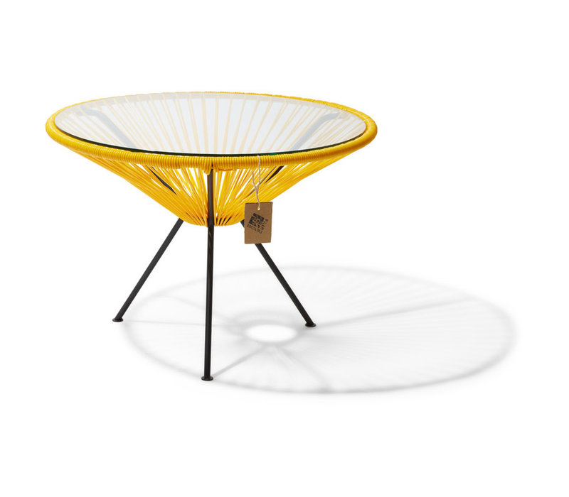 Side Table Japon XL Black/Yellow