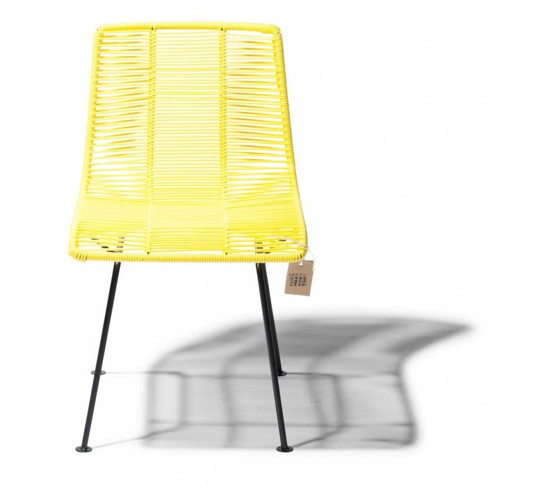 Rosarito Dining Chair Black/Canary Yellow