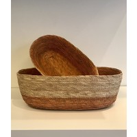 Palm Leaf Basket Oval Medium