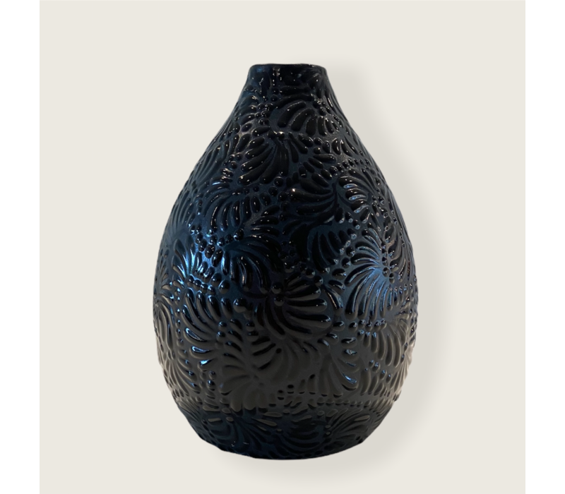 Flower Vase Conica - Black
