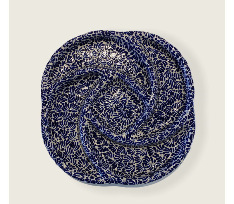 Appetizers Plate Botanero - Cobalt Blue