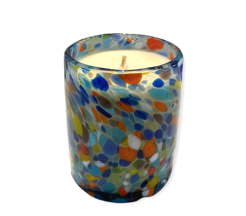 Glass Candle - Pintas Multi Colour - Geurvrij