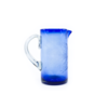 Cobalto Pitcher "Flores" - Cobalt Blue