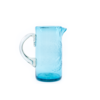 Cobalto Pitcher "Flores" - Turquoise