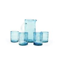 Pitcher "Flores" - Turquoise