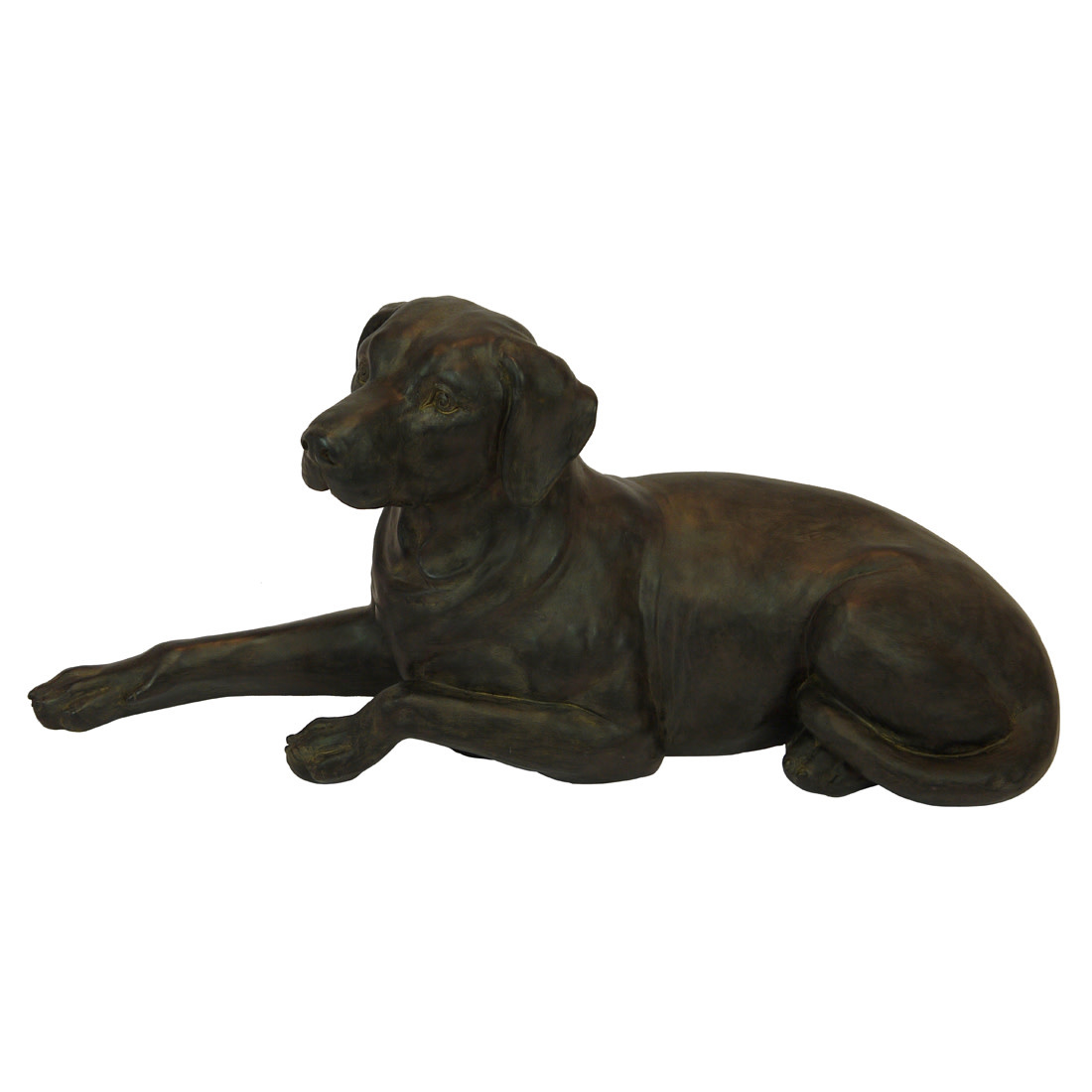 Retriever liggend Zwart