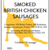 Smoked British Chicken Sausages