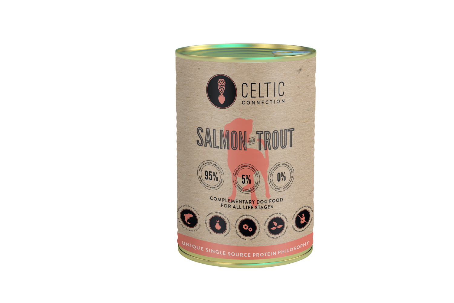 Salmon & Trout Natvoer Blik 400 g