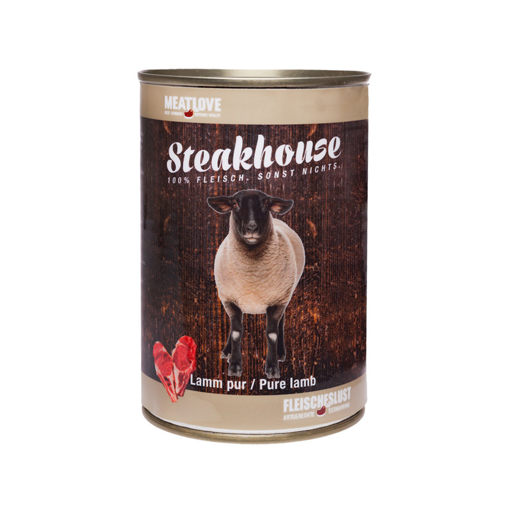 Steakhouse Meatlove Steakhouse Tinned Pure Lamb