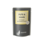 Escapure Escapure Katze Pute & Huhn mit Leinöl, Pouch 100g