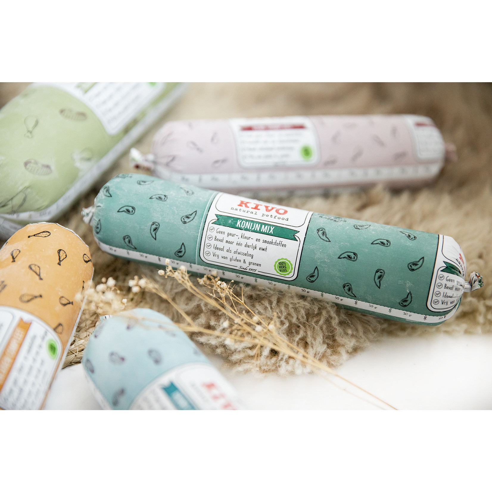 Kivo Petfood Kivo Konijn 500gr