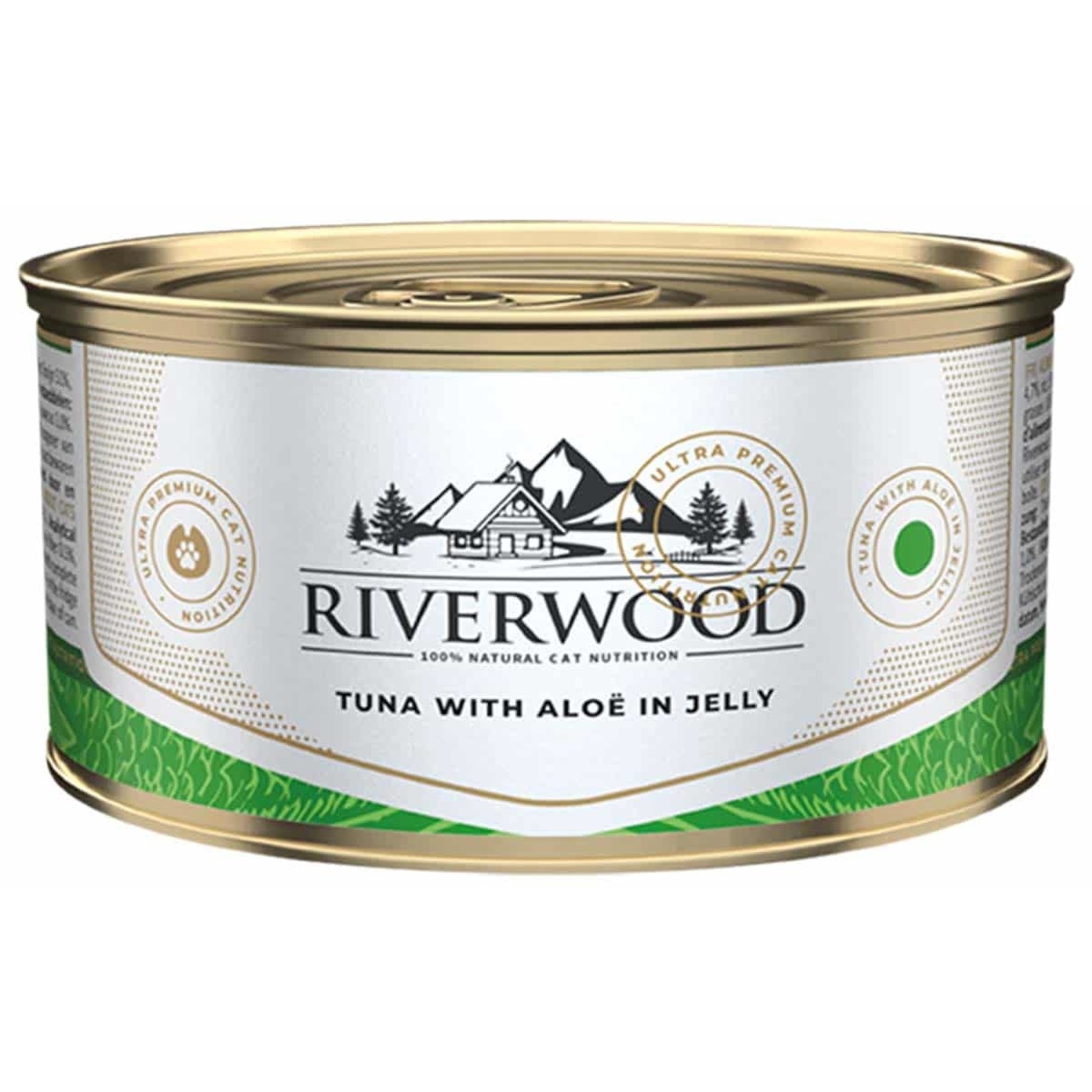 Riverwood Riverwood tuna with aloe in jelly 85gr