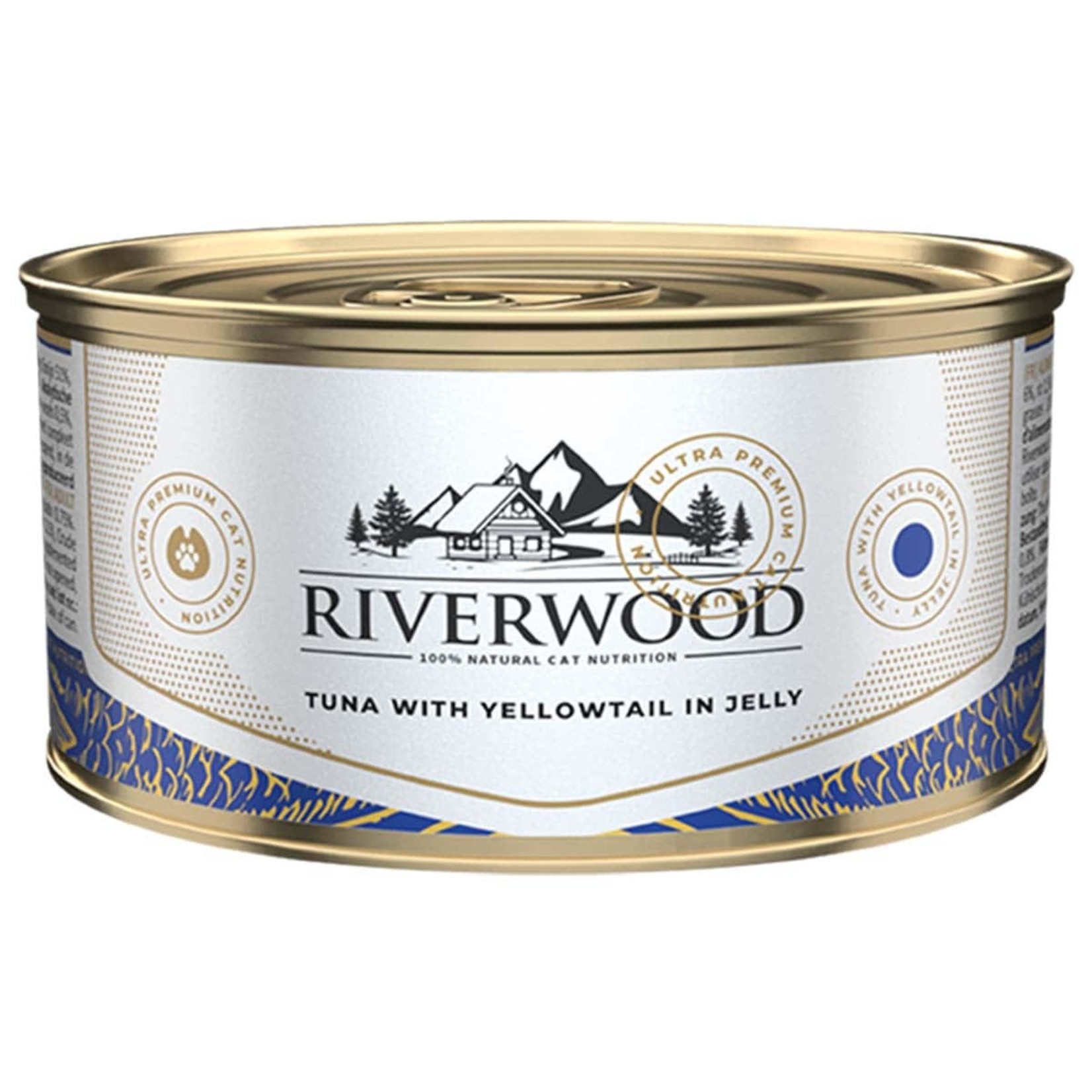 Riverwood Riverwood tuna with yellow tail in jelly 85gr