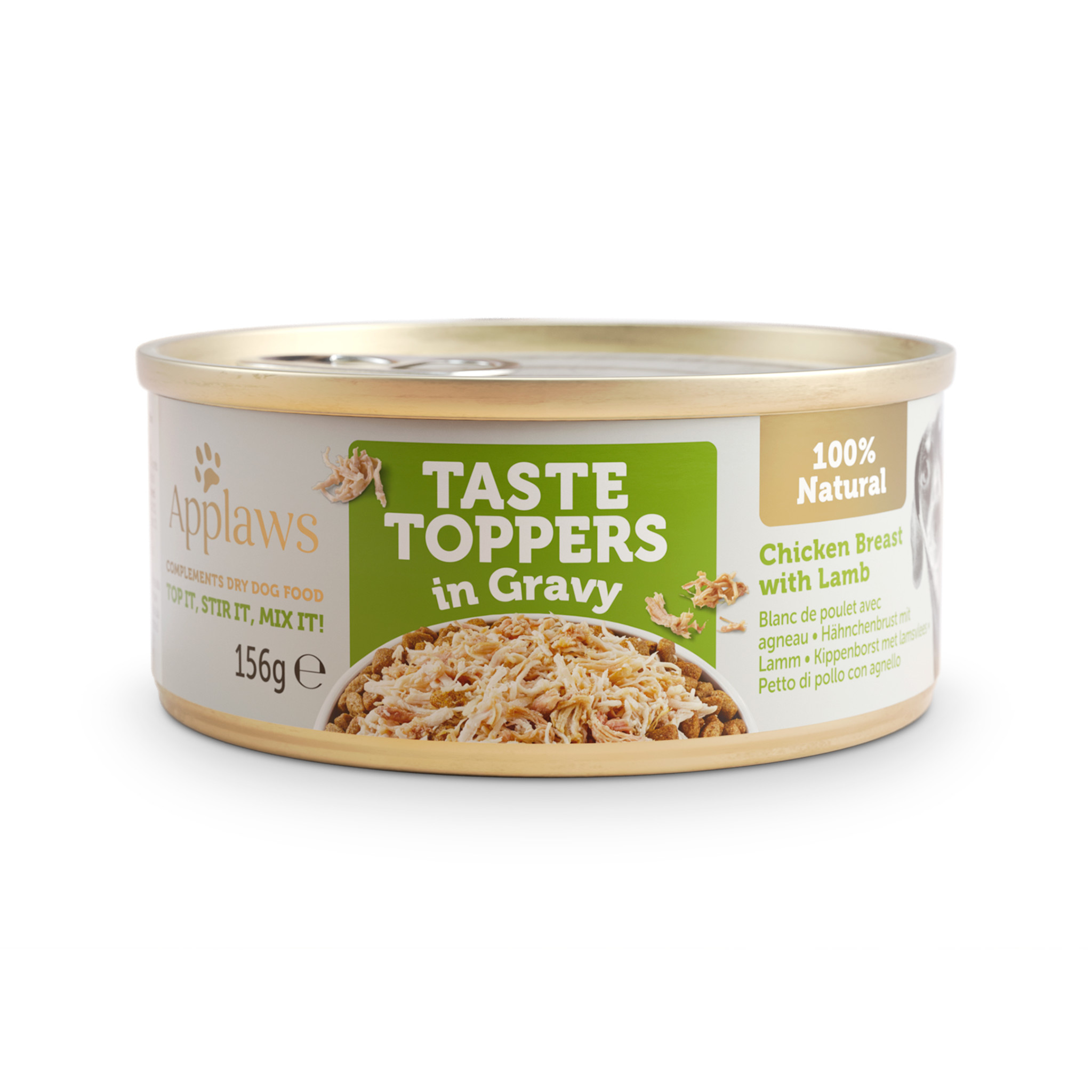 Applaws Applaws dog taste toppers chicken with lamb in stew 156gr