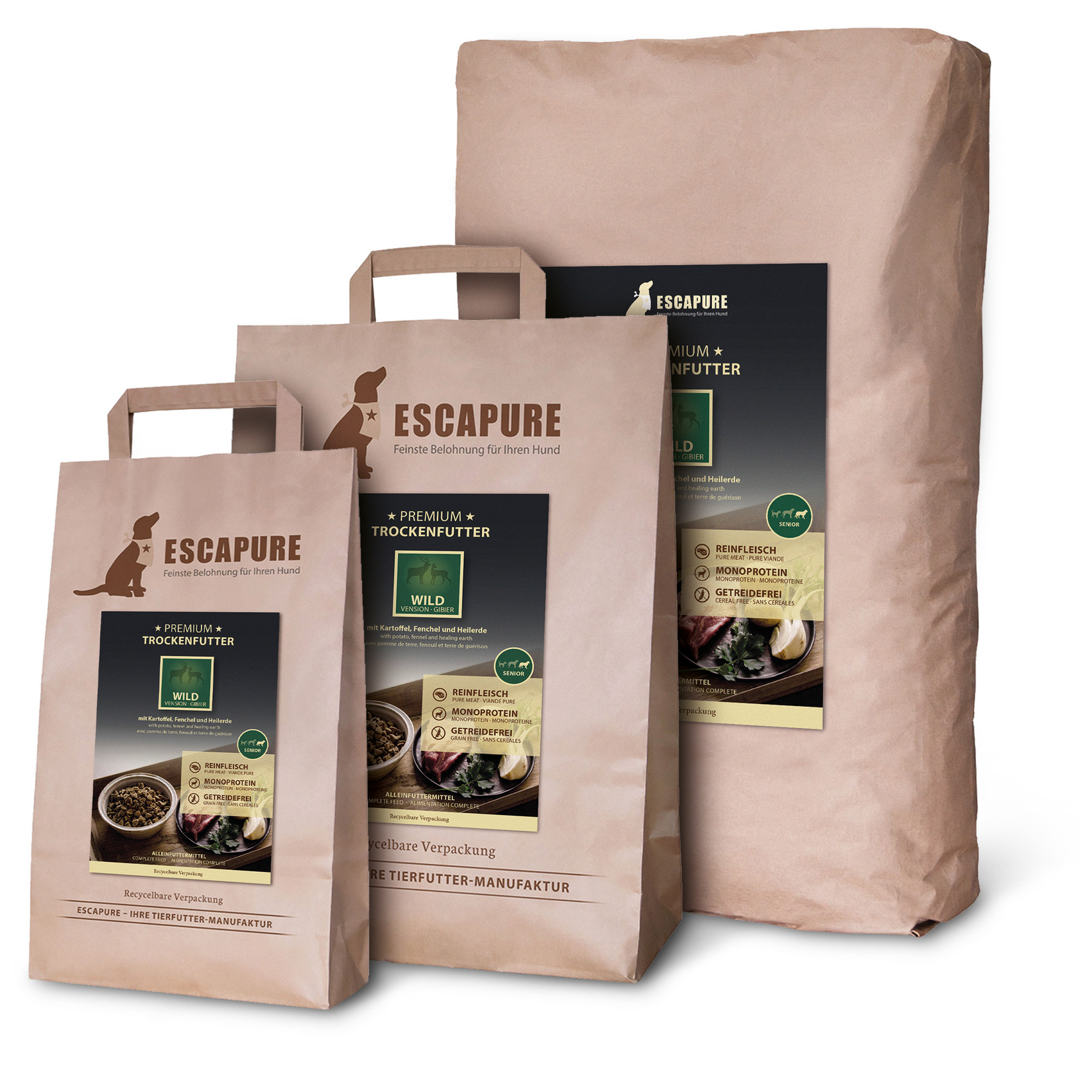 Escapure Escapure Senior Wild Premium Trockenfutter