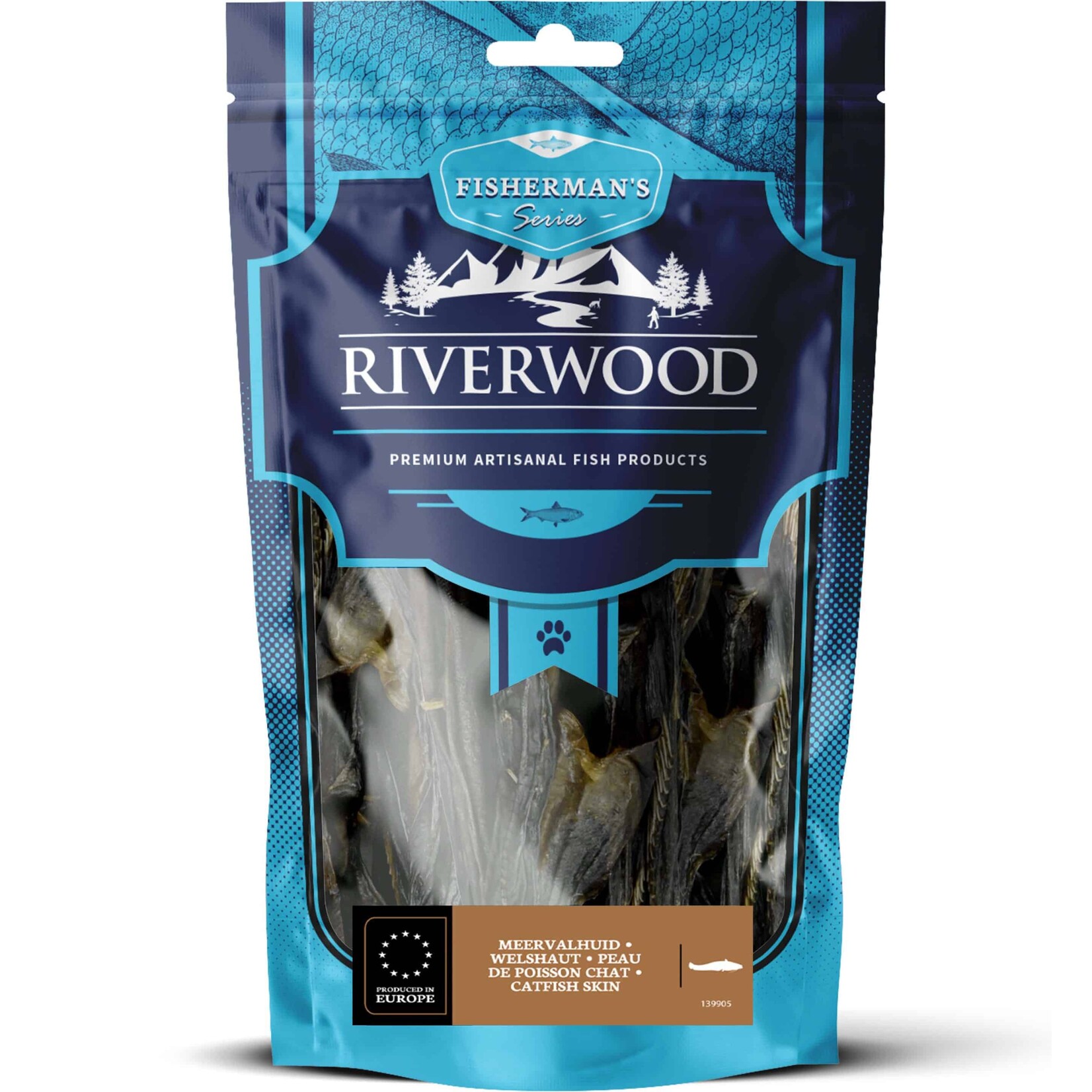 Riverwood Riverwood Meervalhuid 18-22 cm 200 gram