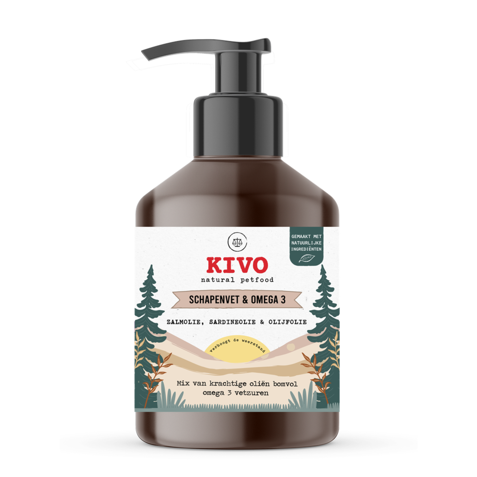 Kivo Petfood Kivo Vloeibaar Schapenvet & Omega 3 500ml
